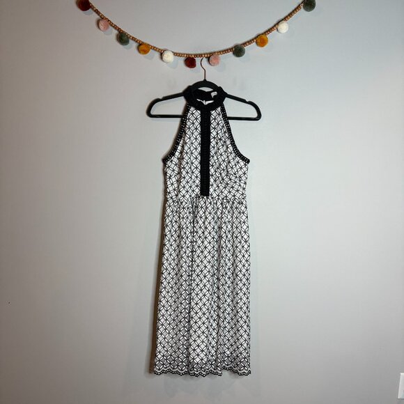 Anthropologie Eri + Ali Ninetta halter lacy midi dress - Picture 2 of 6